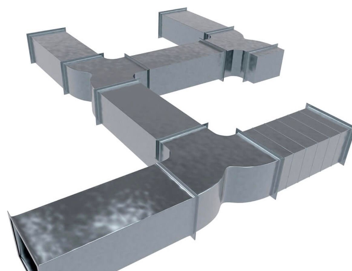 suorakaidekanava mahtuu pieneen tilaan